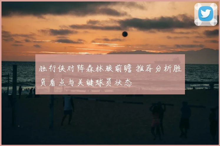 独行侠对阵森林狼前瞻 推荐分析胜负看点与关键球员状态